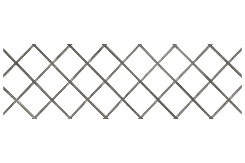 Spaljéstaket 5 st grå granträ 180x60 cm - Grå - Hus & renovering - Insynsskydd & inhägnad - Staket