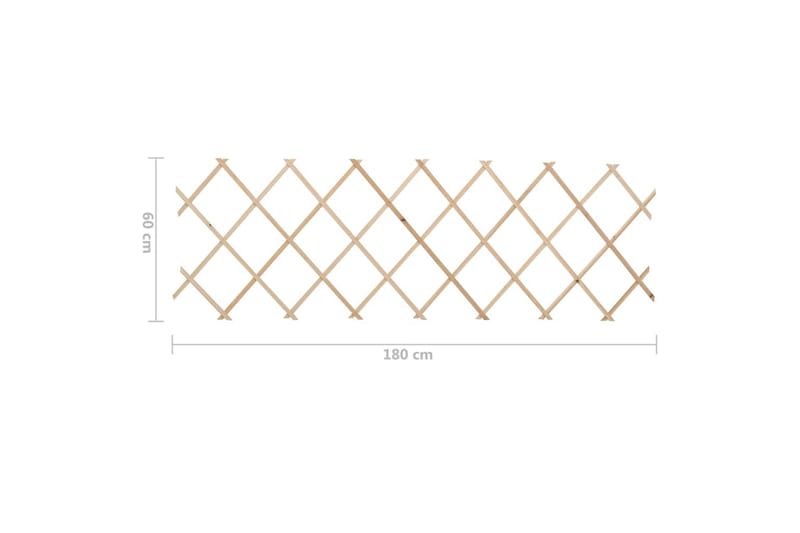 Spaljéstaket 5 st granträ 180x60 cm - Svart - Hus & renovering - Insynsskydd & inhägnad - Staket