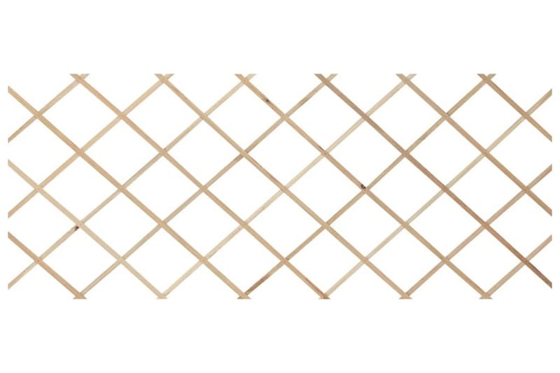 Spaljéstaket 5 st massivt granträ 180x80 cm - Brun - Hus & renovering - Insynsskydd & inhägnad - Staket