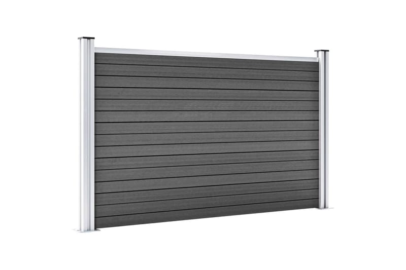 Staketpanel WPC 180x105 cm svart - Svart - Hus & renovering - Insynsskydd & inhägnad - Staket
