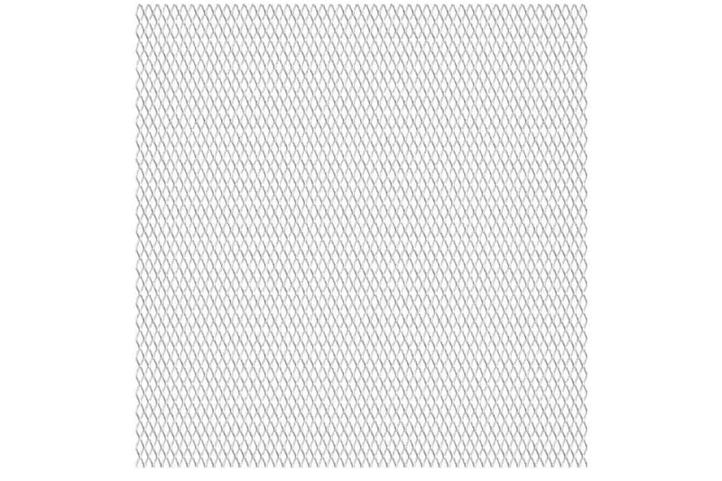 Sträckmetall rostfritt stål 100x85 cm 45x20x4 mm - Silver - Hus & renovering - Insynsskydd & inhägnad - Staket