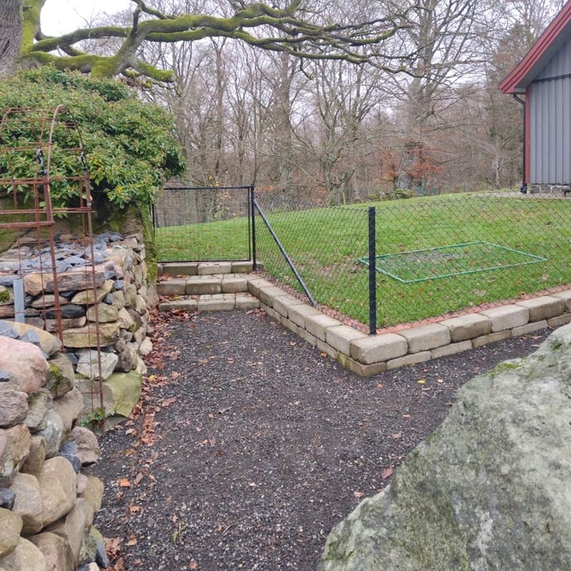 Villastängsel 100cm högt | 100 meter | Komplett paket - Hus & renovering - Insynsskydd & inhägnad - Stängsel