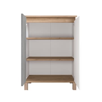 Avero Multifunktionsskåp 69,7x97x40 cm - Vit ek grå - Hus & renovering - Kök & bad - Kök & tvättstuga