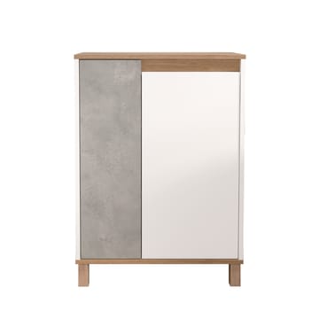 Avero Multifunktionsskåp 69,7x97x40 cm - Vit ek grå - Hus & renovering - Kök & bad - Kök & tvättstuga