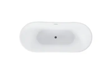 Badkar Antigua Röd/vit/silver, 75x150x72 cm - Röd/vit/silver, 75x150x72 cm - Hus & renovering - Kök & bad - Badrum - Badkar