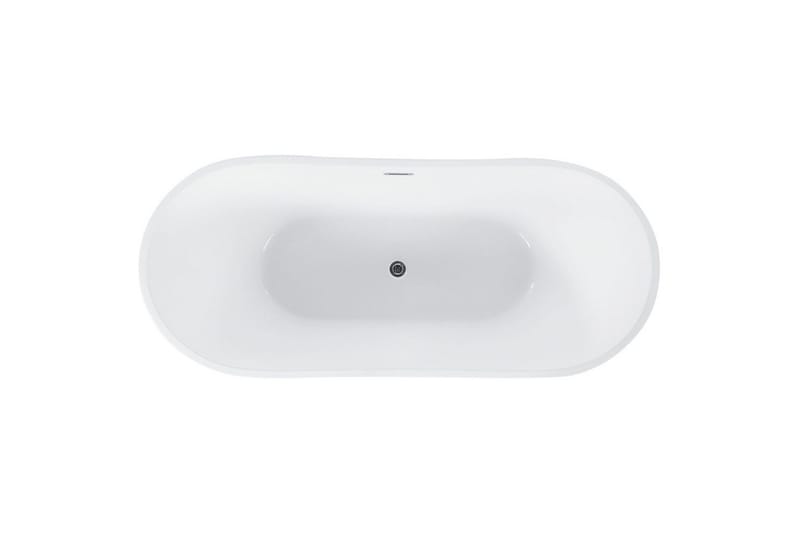 Badkar Antigua Röd/vit/silver, 75x150x72 cm - Röd/vit/silver, 75x150x72 cm - Hus & renovering - Kök & bad - Badrum - Badkar