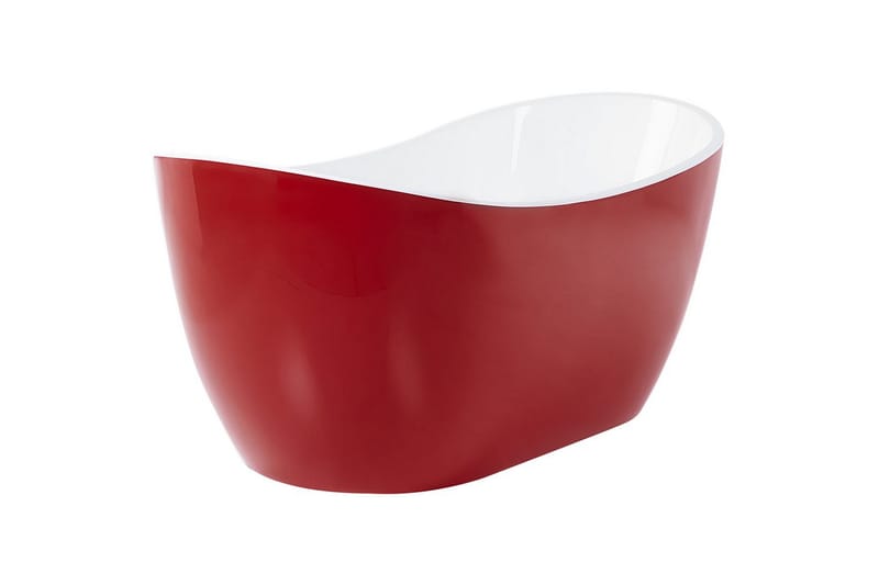 Badkar Antigua Röd/vit/silver, 78x180x72 cm - Röd/vit/silver, 78x180x72 cm - Hus & renovering - Kök & bad - Badrum - Badkar