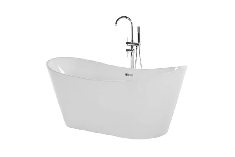 Badkar Antigua Vit/Silver, 76x160x72 cm - Vit/Silver, 76x160x72 cm - Hus & renovering - Kök & bad - Badrum - Badkar