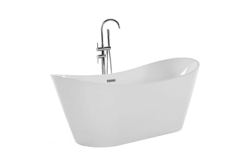 Badkar Antigua Vit/Silver, 76x160x72 cm - Vit/Silver, 76x160x72 cm - Hus & renovering - Kök & bad - Badrum - Badkar