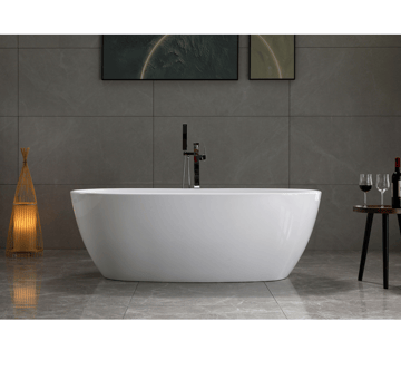 Badkar 150cm | Fristående badkar i akryl | Vit | Kore - Hus & renovering - Kök & bad - Badrum - Badkar