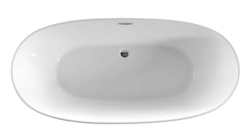 Badkar 150cm | Fristående badkar i akryl | Vit | Kore - Hus & renovering - Kök & bad - Badrum - Badkar