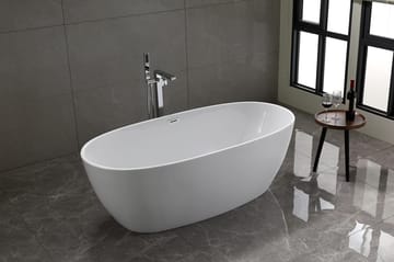 Badkar 150cm | Fristående badkar i akryl | Vit | Kore - Hus & renovering - Kök & bad - Badrum - Badkar