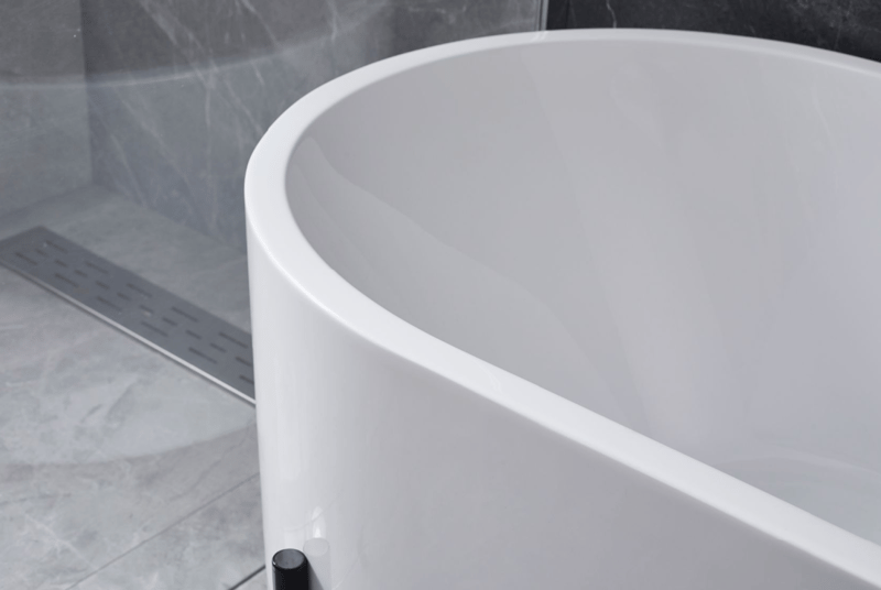 Badkar | 170x75 cm | Svarta fötter | Modern design - Hus & renovering - Kök & bad - Badrum - Badkar