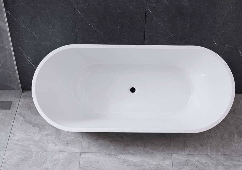 Badkar | 170x75 cm | Svarta fötter | Modern design - Hus & renovering - Kök & bad - Badrum - Badkar