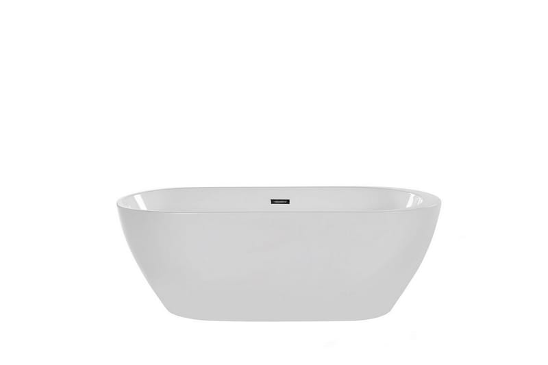 Badkar fristående 160 cm vit NEVIS - Vit - Fristående badkar
