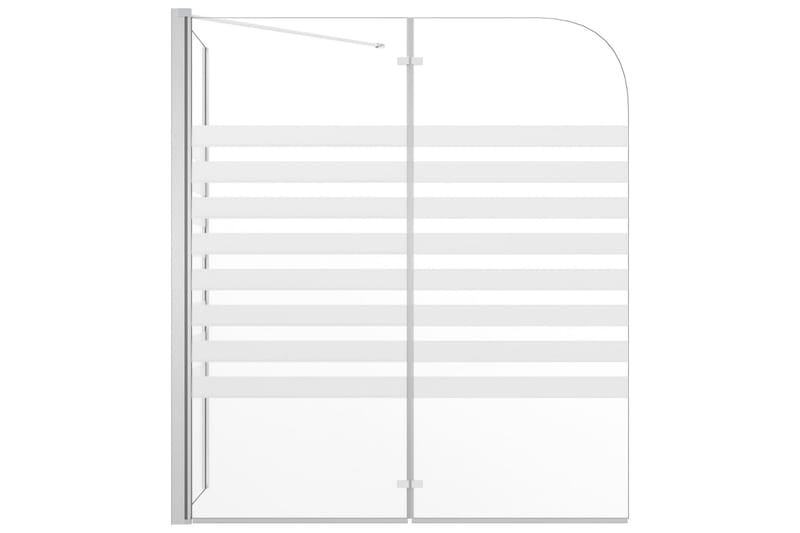 Badkarsvägg 120x68x130 cm härdat glas randig - Hus & renovering - Kök & bad - Badrum - Duschar