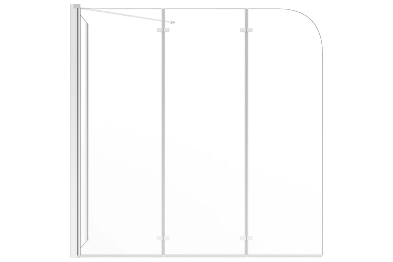 Badkarsvägg 120x69x130 cm härdat glas transparent - Hus & renovering - Kök & bad - Badrum - Duschar