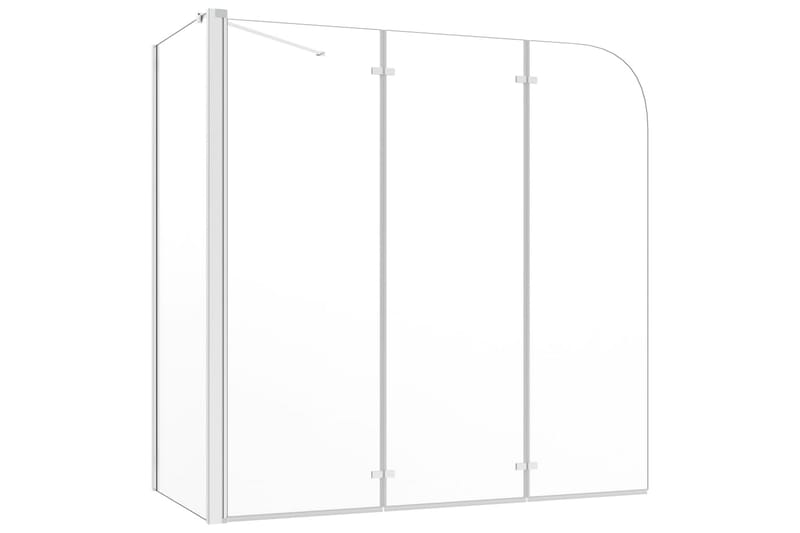 Badkarsvägg 120x69x130 cm härdat glas transparent - Hus & renovering - Kök & bad - Badrum - Duschar