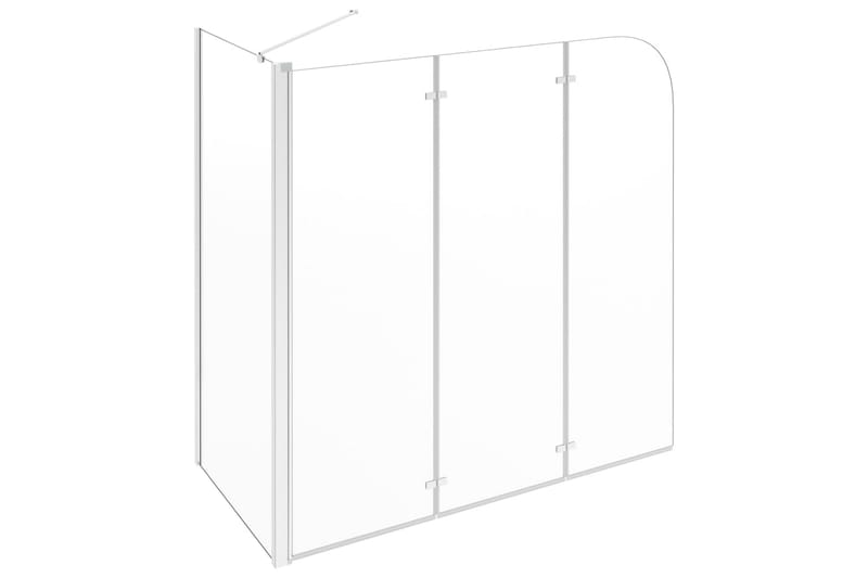 Badkarsvägg 120x69x130 cm härdat glas transparent - Hus & renovering - Kök & bad - Badrum - Duschar