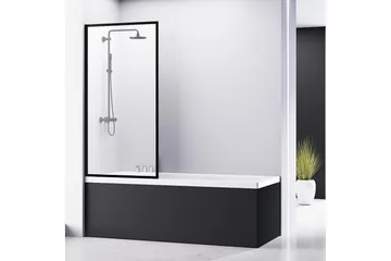 Badkarsvägg Bathlife Profil - Svart - Hus & renovering - Kök & bad - Badrum - Badkar