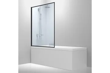 Badkarsvägg Bathlife Profil - Svart - Hus & renovering - Kök & bad - Badrum - Badkar