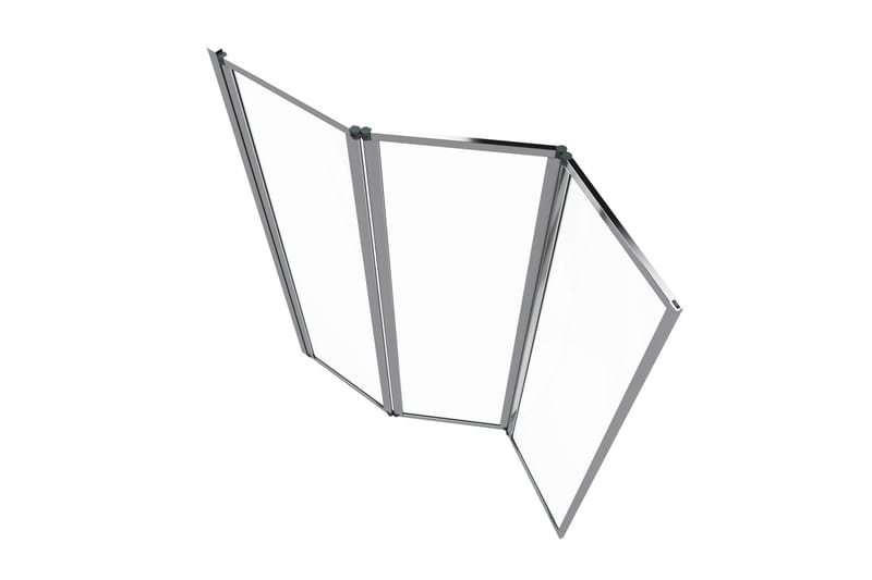 Knutby Badkarsvägg 125x143 cm - Silver - Hus & renovering - Kök & bad - Badrum - Duschar