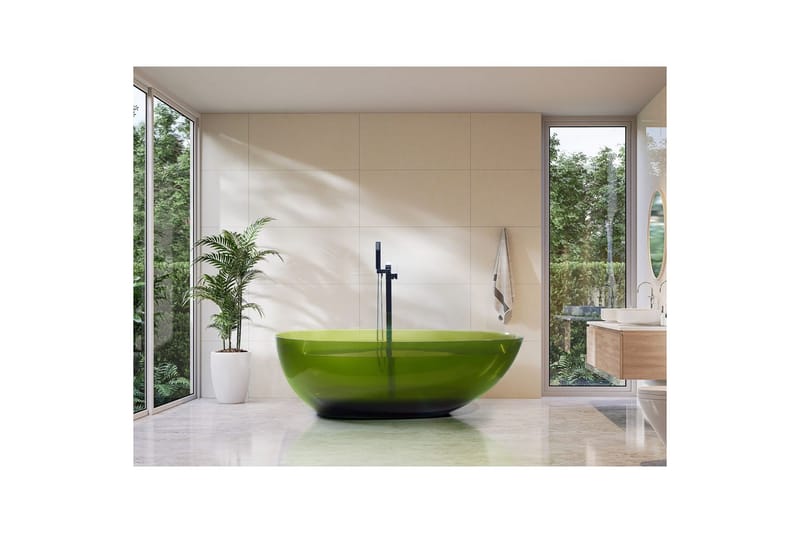 Badkar Blancarena Grön/Transparent - Grön/Transparent - Hus & renovering - Kök & bad - Badrum - Badkar