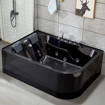 Audrey Svart bubbelbadkar - Hus & renovering - Kök & bad - Badrum - Badkar - Bubbelbadkar & massagebadkar