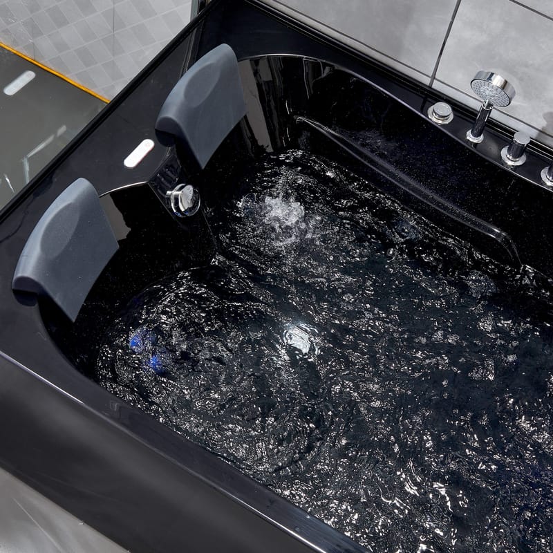 Audrey Svart bubbelbadkar - Hus & renovering - Kök & bad - Badrum - Badkar - Bubbelbadkar & massagebadkar