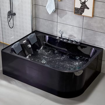 Audrey Svart bubbelbadkar - Hus & renovering - Kök & bad - Badrum - Badkar - Bubbelbadkar & massagebadkar