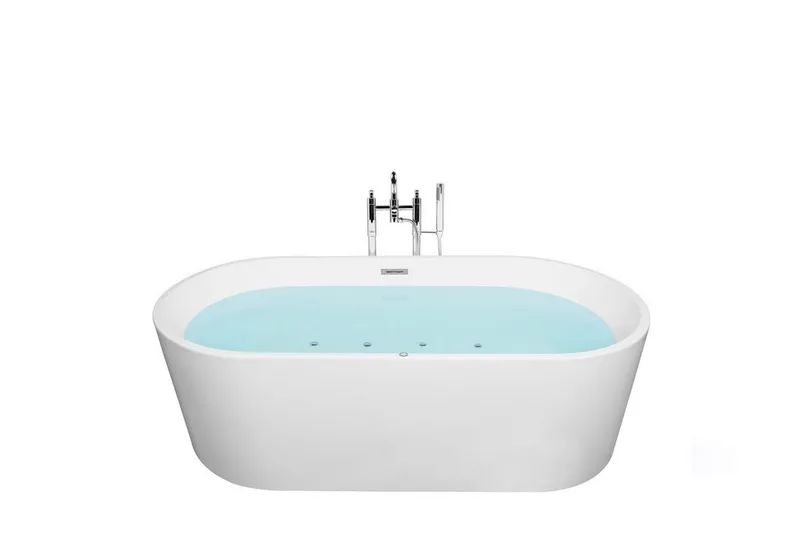 Badkar fristående med LED 170 cm vit HAVANA
