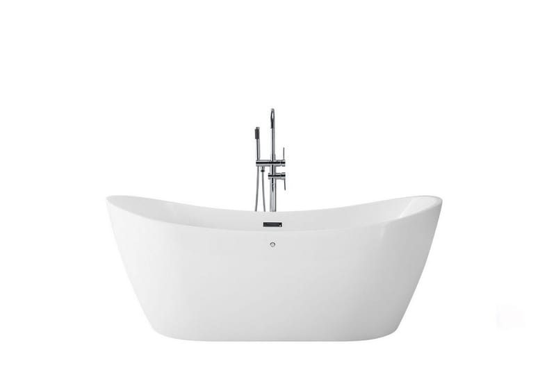 Bubbelbadkar fristående vit ANTIGUA - Vit - Hus & renovering - Kök & bad - Badrum - Badkar - Bubbelbadkar & massagebadkar