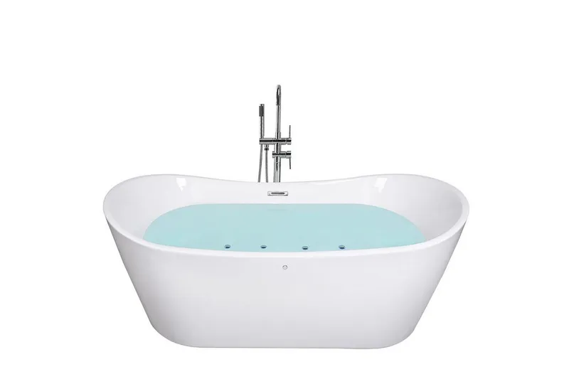 Bubbelbadkar fristående vit ANTIGUA