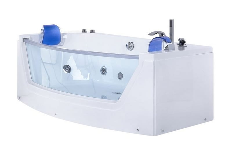 Fuerte Bubbelbadkar 175 cm - Vit - Hus & renovering - Kök & bad - Badrum - Badkar - Bubbelbadkar & massagebadkar