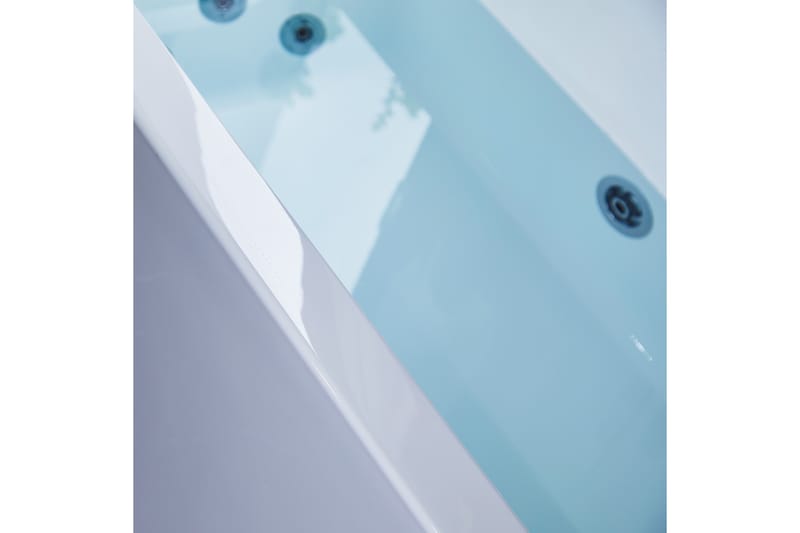 Massagebadkar 170x75 cm Vänster Vit - Lyfco - Bubbelbadkar & massagebadkar