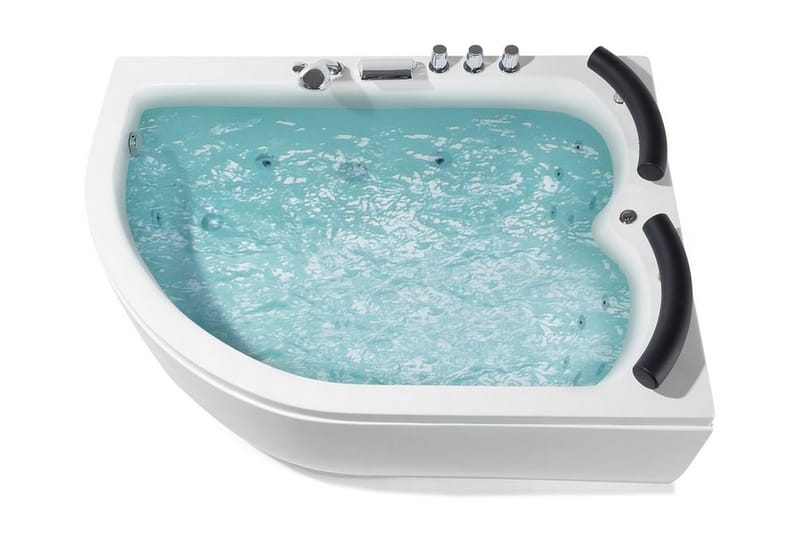 Paradiso Bubbelbadkar 155 cm - Vit - Hus & renovering - Kök & bad - Badrum - Badkar - Bubbelbadkar & massagebadkar