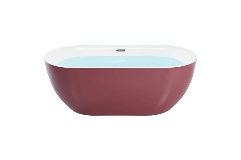 Badkar Carrera Röd/vit/silver, 80x170x58 cm - Röd/vit/silver, 80x170x58 cm - Hus & renovering - Kök & bad - Badrum - Badkar