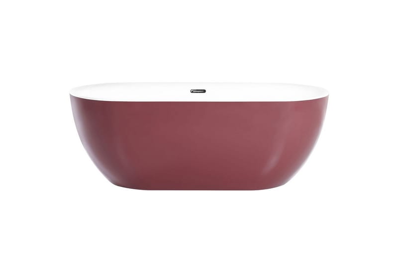 Badkar Carrera Röd/vit/silver, 80x170x58 cm - Röd/vit/silver, 80x170x58 cm - Hus & renovering - Kök & bad - Badrum - Badkar