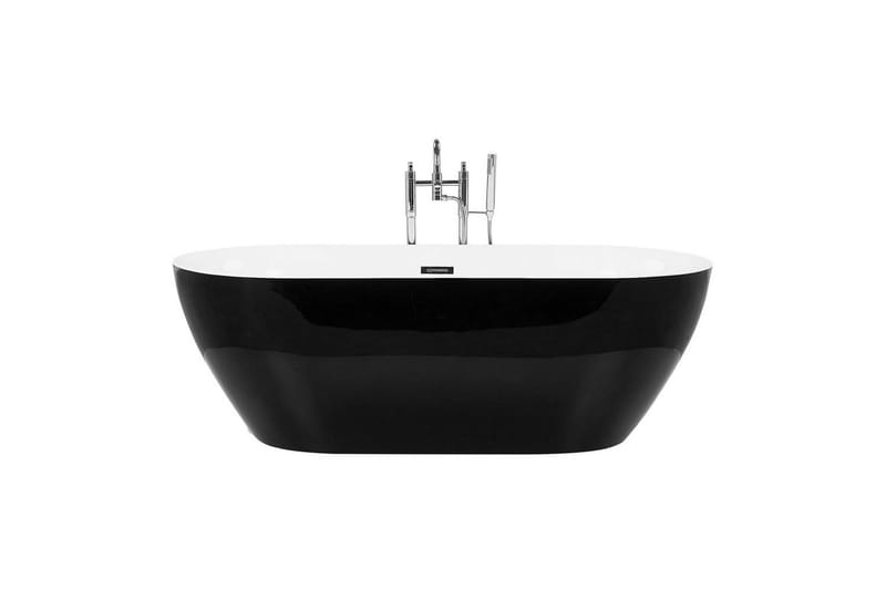 Badkar Carrera Svart/Silver, 75x150x58 cm, Svart/Silver, 75x150x58 cm