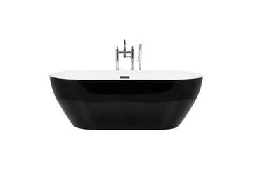 Badkar Carrera Svart/Silver, 75x150x58 cm - Svart/Silver, 75x150x58 cm - Hus & renovering - Kök & bad - Badrum - Badkar