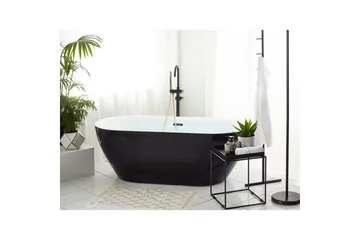 Badkar Carrera Svart/Silver, 75x150x58 cm - Svart/Silver, 75x150x58 cm - Hus & renovering - Kök & bad - Badrum - Badkar