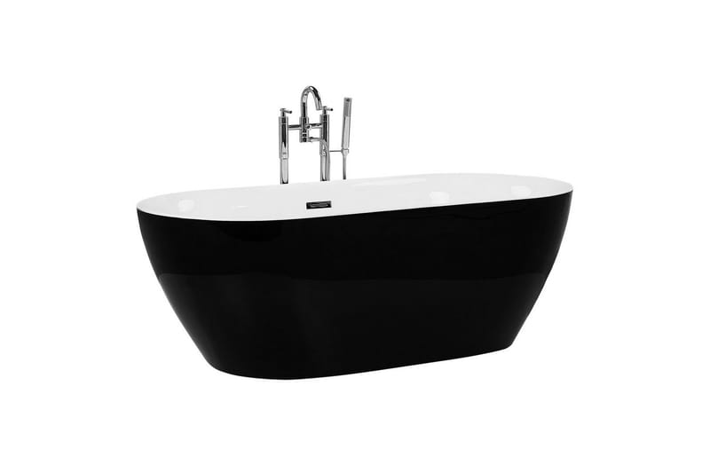 Badkar Carrera Svart/Silver, 75x150x58 cm - Svart/Silver, 75x150x58 cm - Hus & renovering - Kök & bad - Badrum - Badkar