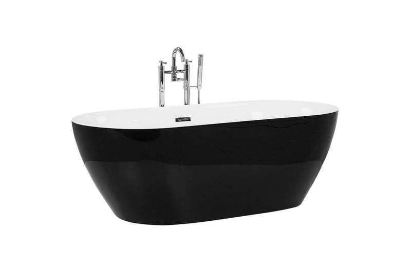 Badkar Carrera Svart/Silver, 80x170x59 cm - Svart/Silver, 80x170x59 cm - Hus & renovering - Kök & bad - Badrum - Badkar