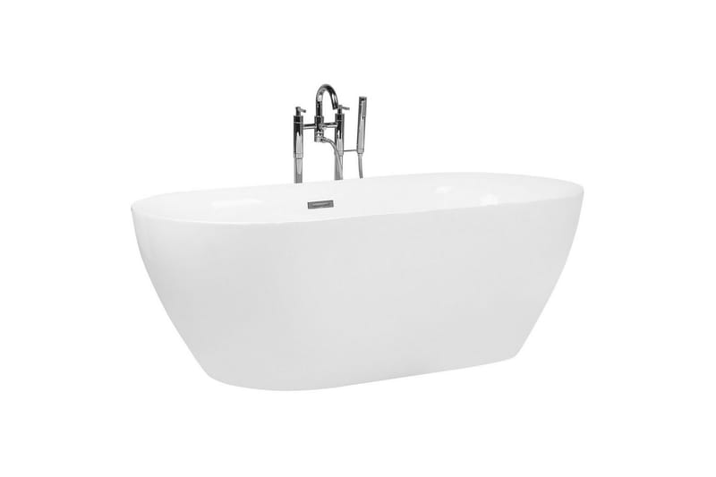 Badkar Carrera Vit/Silver, 75x160x58 cm - Vit/Silver, 75x160x58 cm - Hus & renovering - Kök & bad - Badrum - Badkar