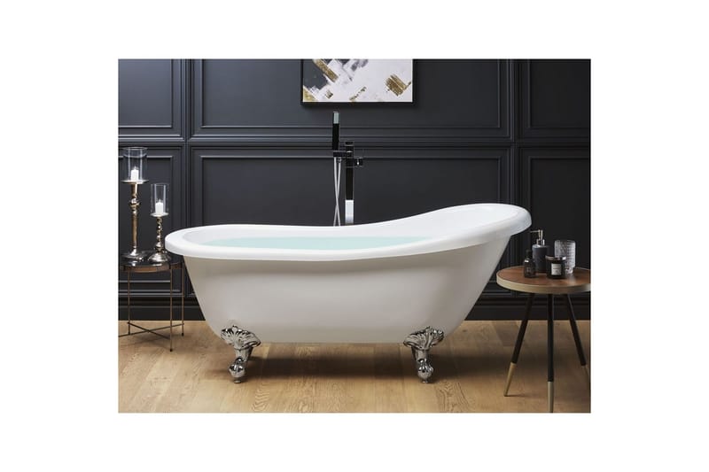 Badkar Cayman Vit/Silver, 76x170x76 cm - Vit/Silver, 76x170x76 cm - Hus & renovering - Kök & bad - Badrum - Badkar