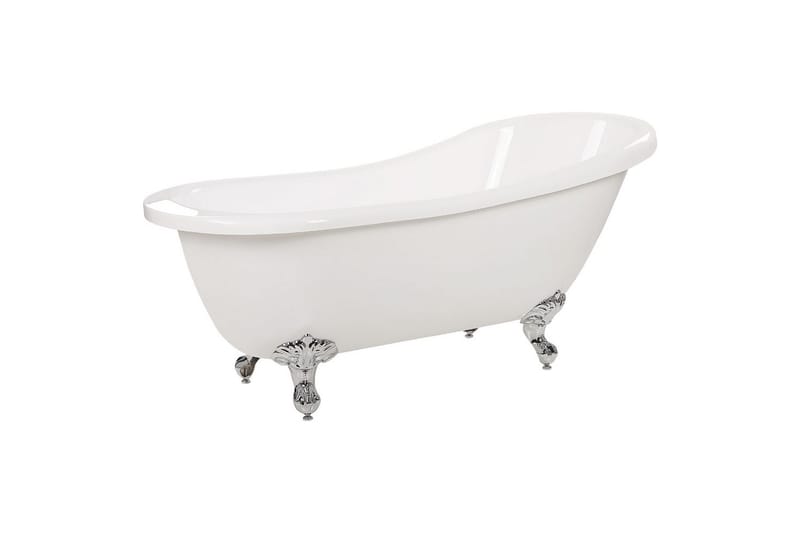Badkar Cayman Vit/Silver, 76x170x76 cm - Vit/Silver, 76x170x76 cm - Hus & renovering - Kök & bad - Badrum - Badkar