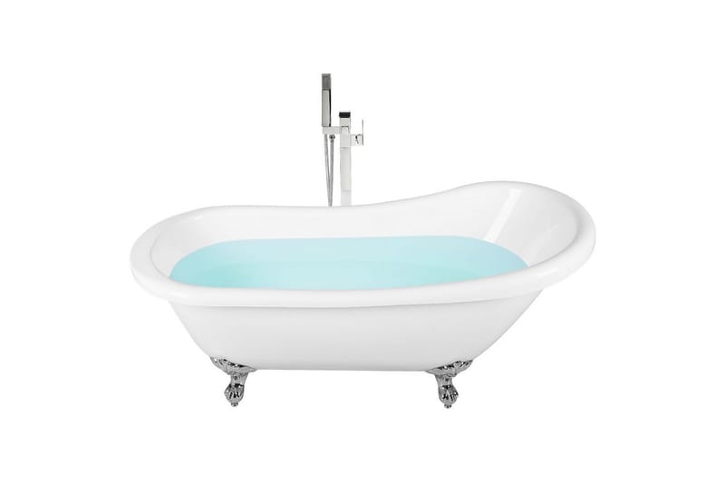 Badkar Cayman Vit/Silver, 77x153x74 cm - Vit/Silver, 77x153x74 cm - Hus & renovering - Kök & bad - Badrum - Badkar
