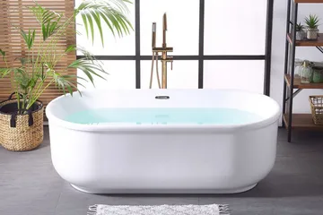 Attsjö Badkar Fristående - Vit - Hus & renovering - Kök & bad - Badrum - Badkar - Fristående badkar