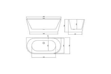 Badkar Frisk - Vit - Hus & renovering - Kök & bad - Badrum - Badkar - Fristående badkar