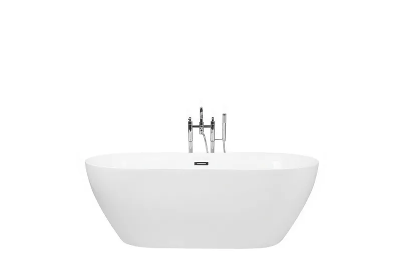 Badkar fristående 150 cm vit CARRERA, Vit